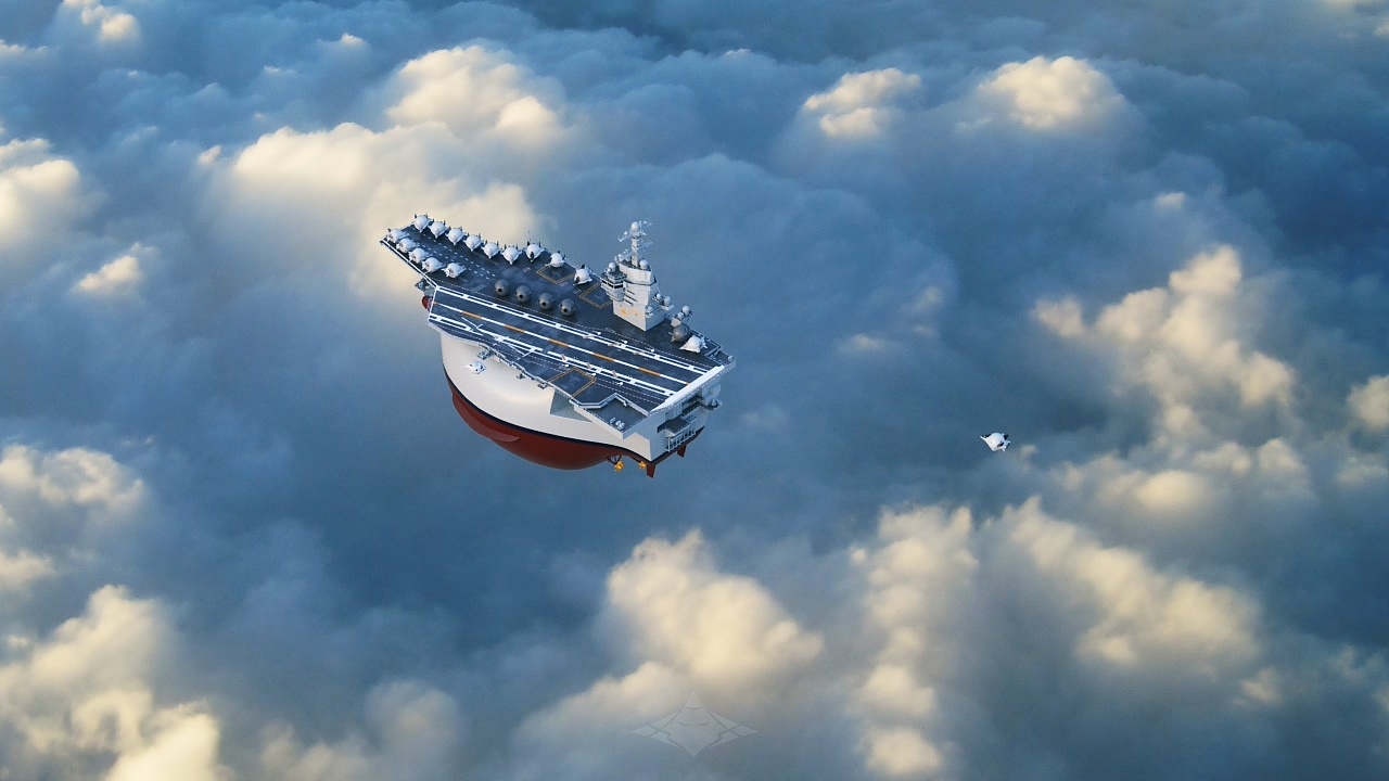 最胖土肥圆滚滚的航母福特级cvn78 飞机降落