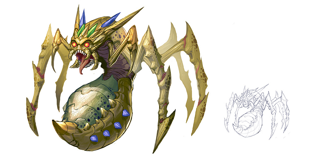 工作与设计——怪物设计|插画|概念设定|szzhang - 原创作品 - 站酷