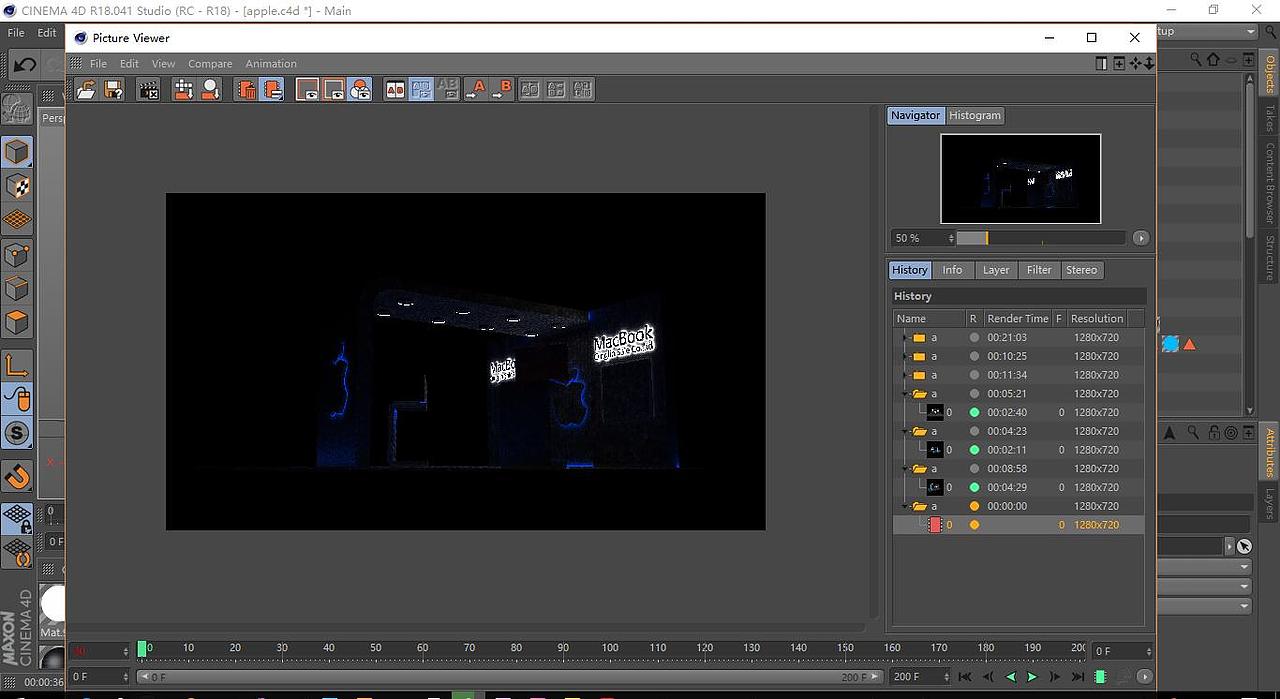Latest C4D Composition: The Exhibition of Apple（图ZODgzNjA1MDg=） - 建筑/空间 - 站酷设计师LynnChou原创素材 - 站酷ZCOOL