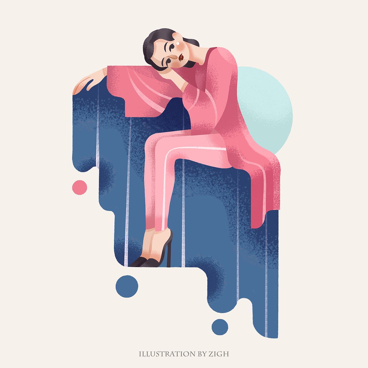 好运女孩与其他（图ZMTUyMjExNTM2） - 创作习作 - 站酷设计师ZigH_知格原创素材 - 站酷ZCOOL