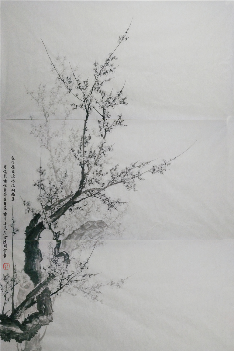 【白梅】|纯艺术|国画|翔鱼 - 原创作品 - 站酷 (zcool)