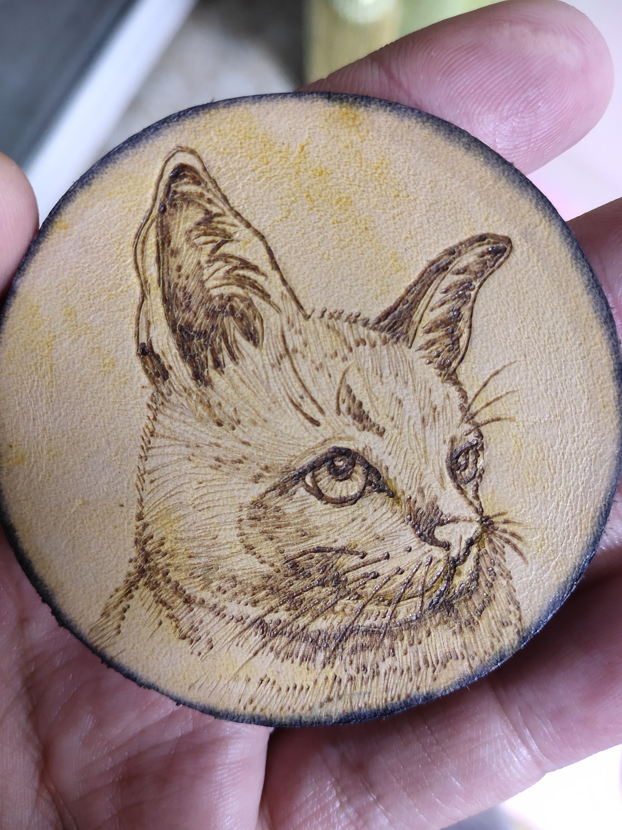 皮雕小件|手工艺|工艺品设计|沙河__原创作品-站酷zcool