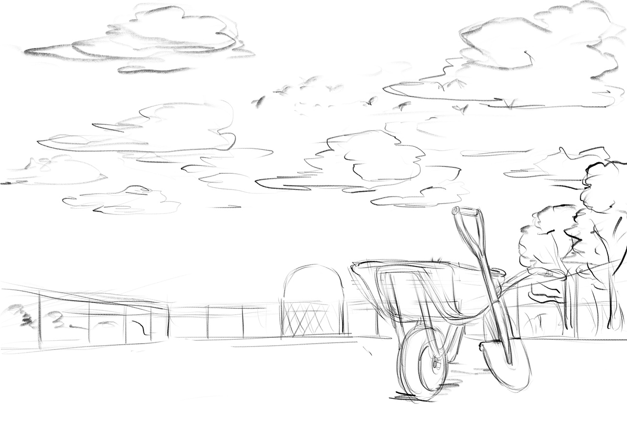 【治愈的花园】小暑(插画)