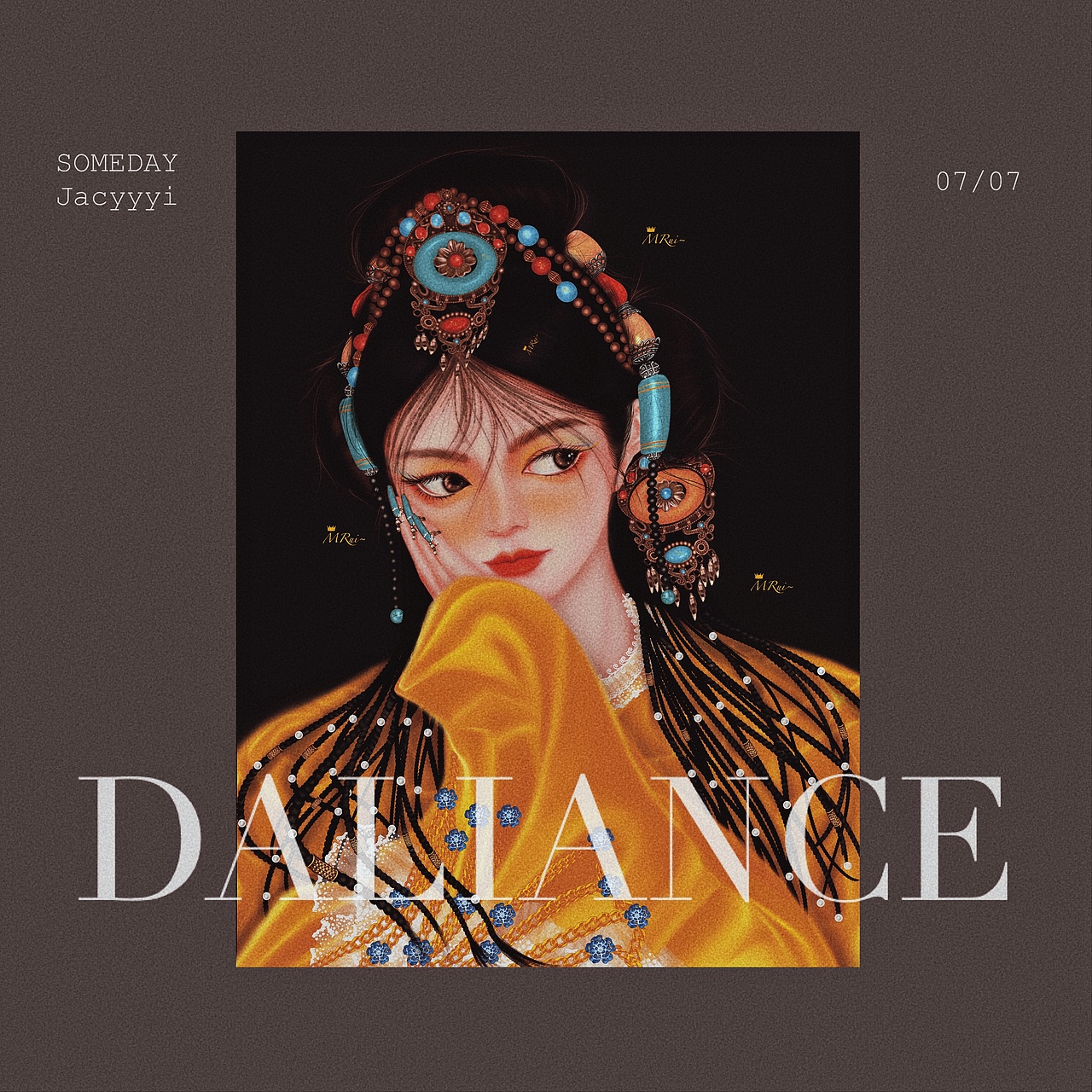 头像(民族姑娘2)