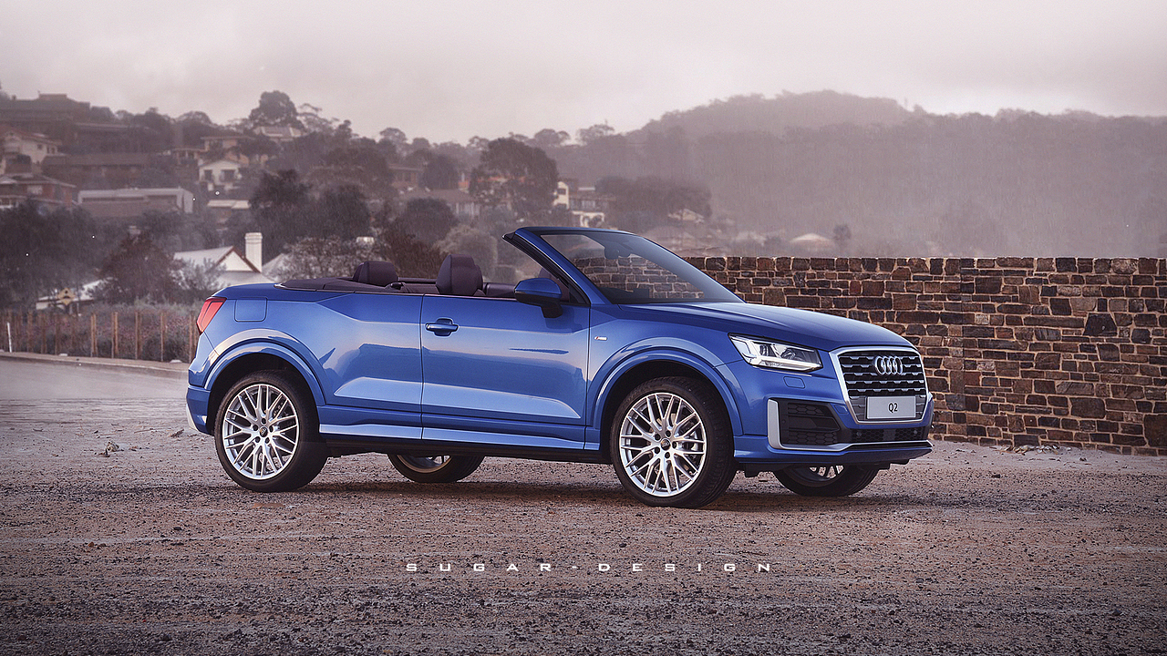 一个敞篷车里插非法改装的皮卡特辑