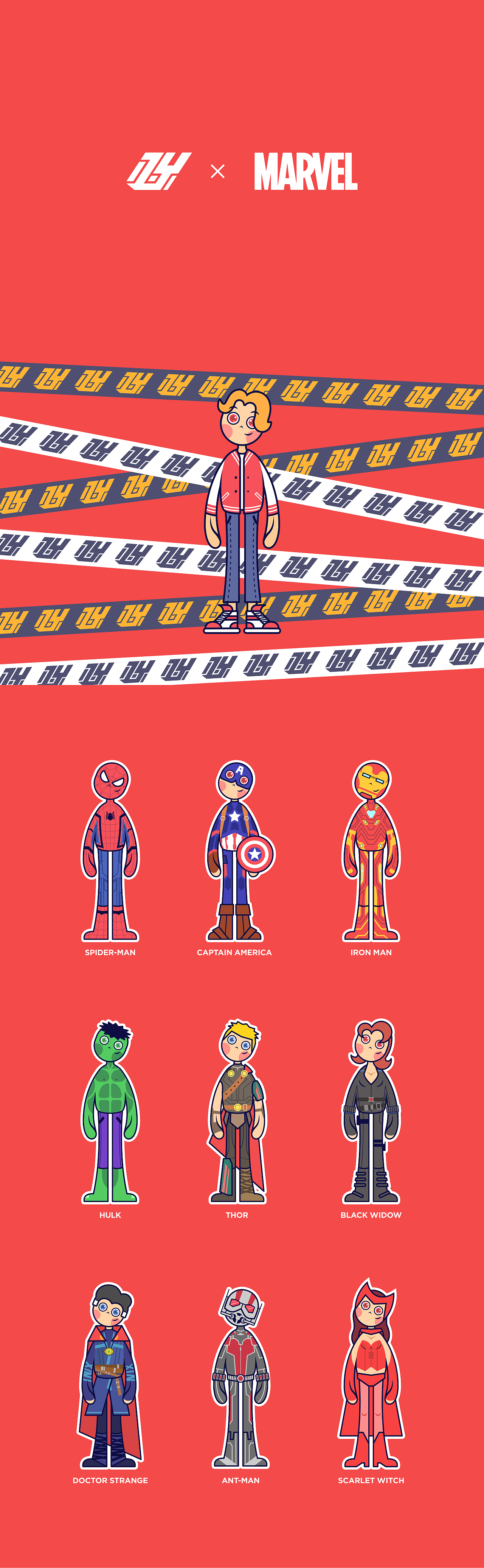 JY X MARVEL 练习作品