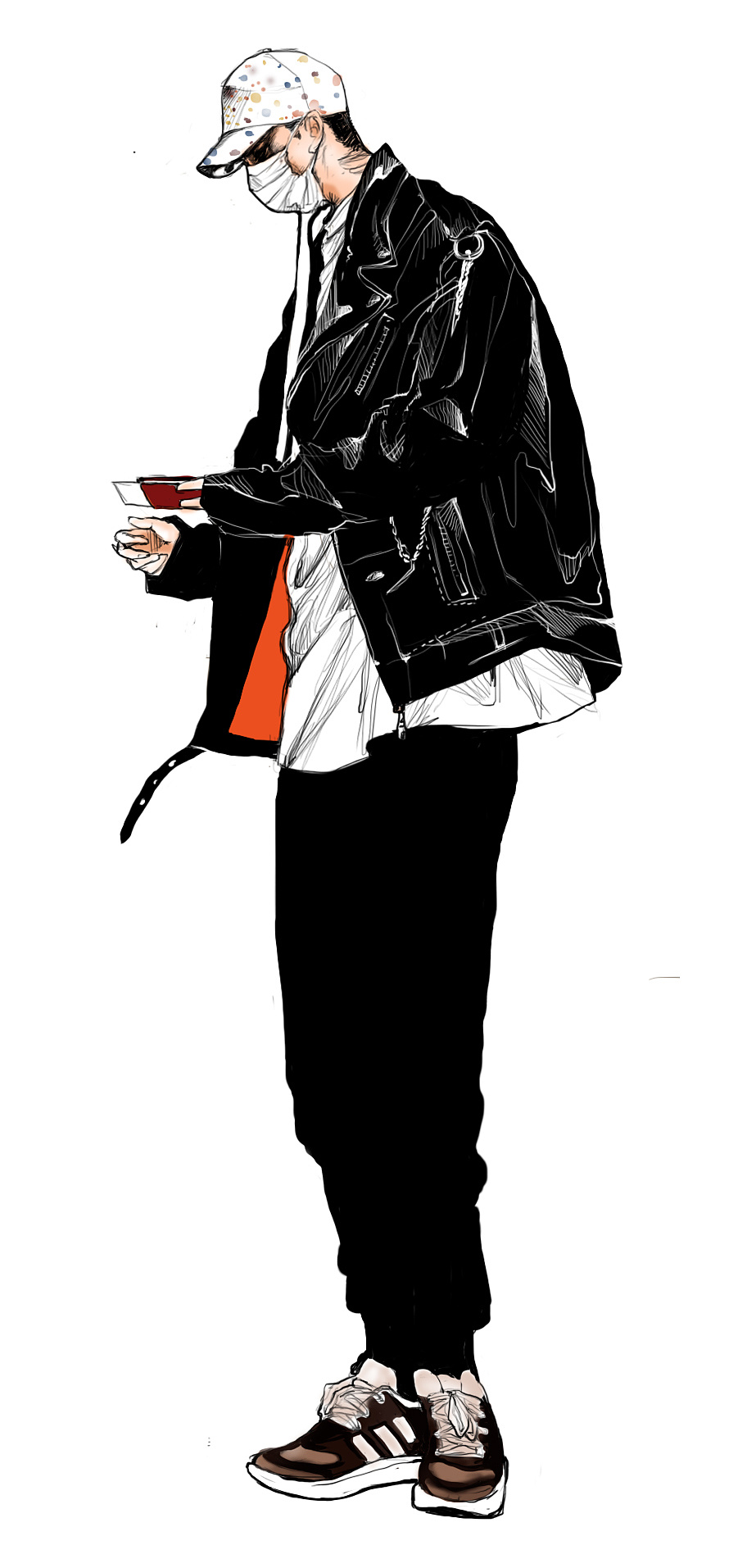 手绘穿搭|插画|艺术插画|小保子 - 原创作品 - 站酷 (zcool)