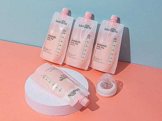 母婴类目 婴儿储奶袋、奶粉袋拍摄 黑衣人摄影