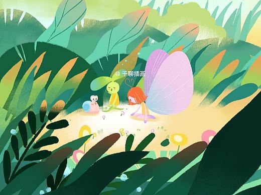 《春雨在哪里》插画
