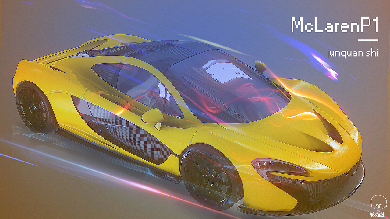 Mclaren P1 迈凯伦跑车建模练习（图ZMTA0NTEyNjky） - 机械/交通 - 站酷设计师Jiaoqing原创素材 - 站酷ZCOOL