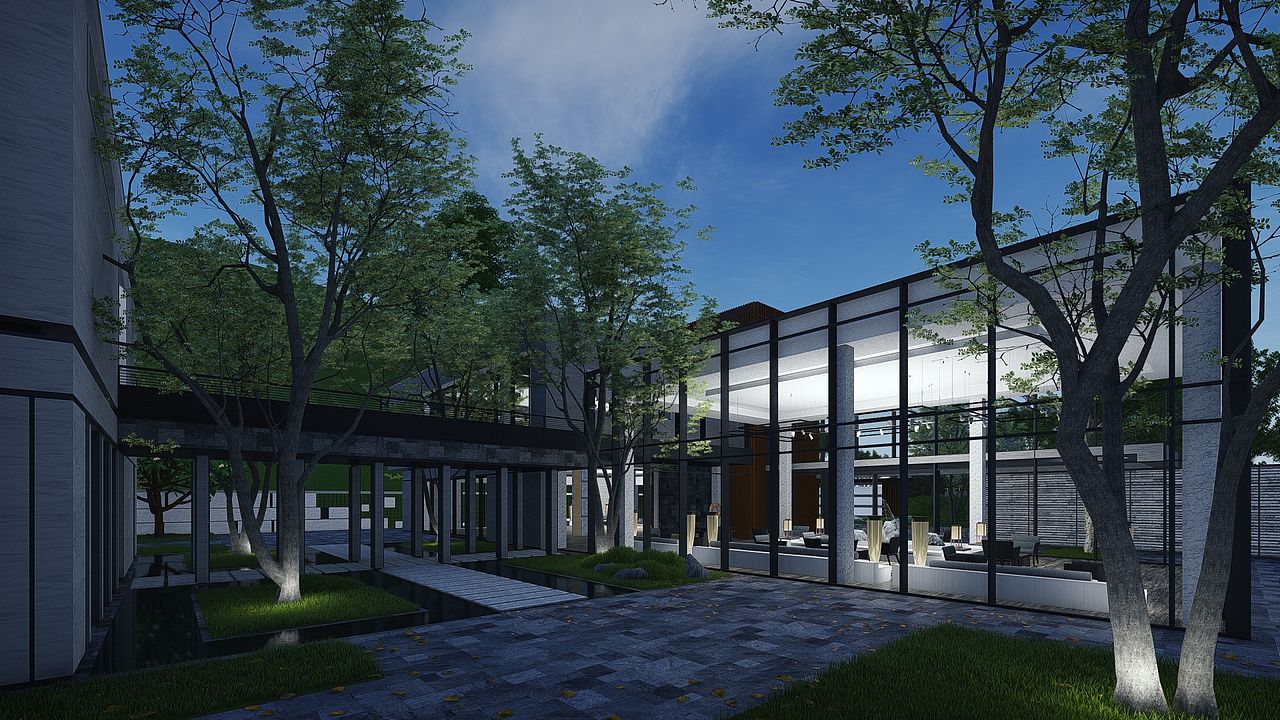 售楼处景观设计（图ZMjc2MTE2NjEy） - 建筑设计 - 站酷设计师噜嚕噜噜鲁鲁修原创素材 - 站酷ZCOOL