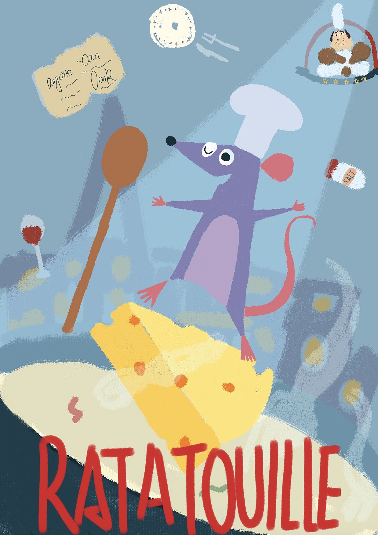 《料理鼠王》电影海报