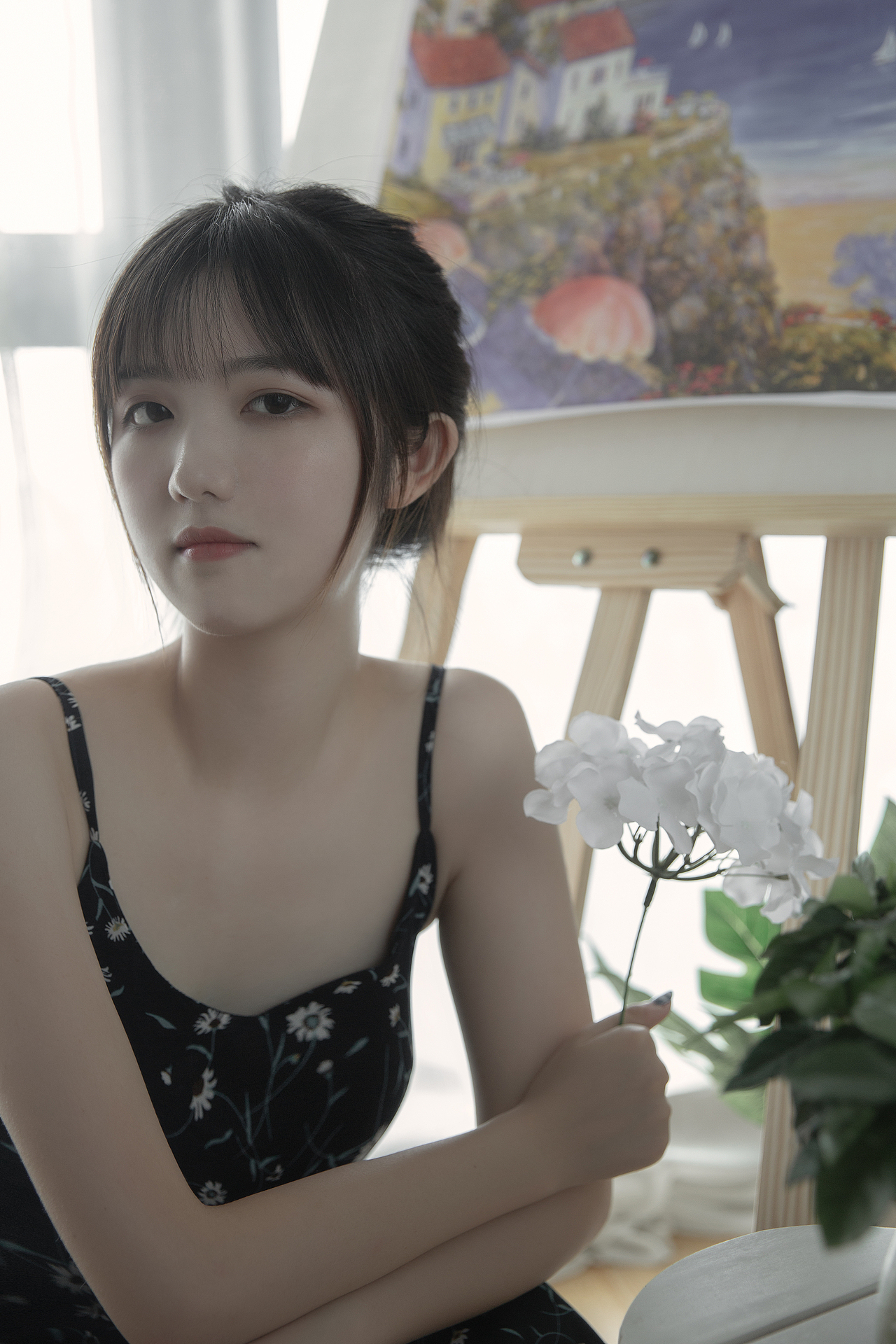 深圳画室写真 文艺少女个人写真拍摄 深圳约拍