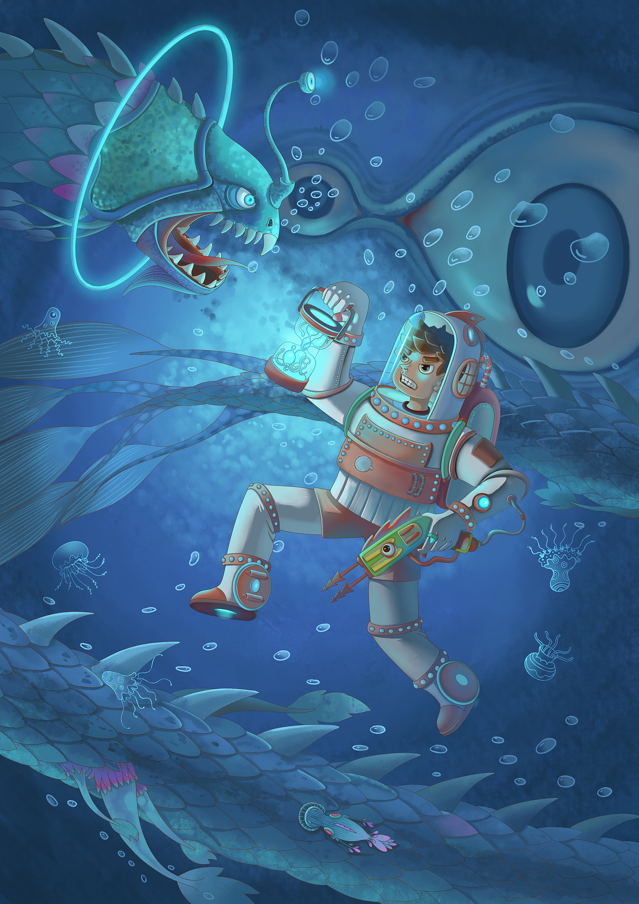 深海|插画|创作习作|qinhusen - 原创作品 - 站酷 (zcool)