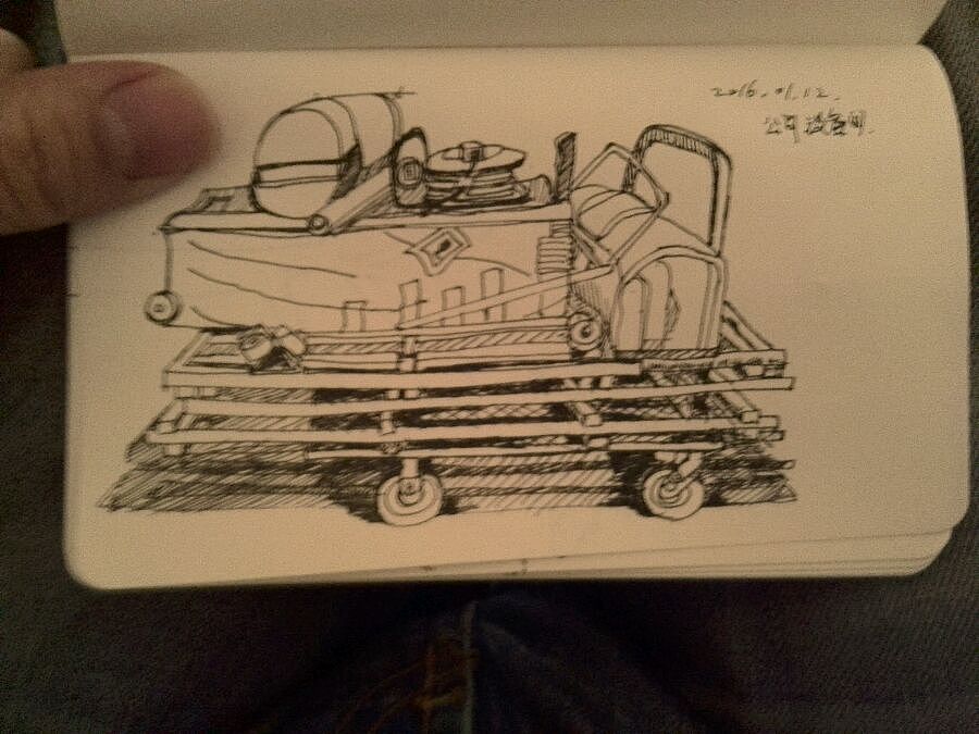 向许多大神学习，兜里装着的小本子。