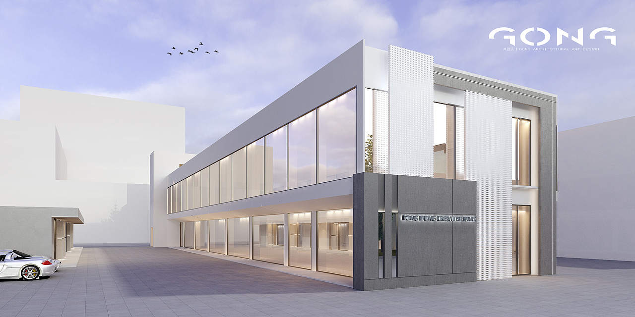 --功能划分--
◥文创区狭长的空间布局一分为二,前半部分作为开放式文化商业区,后半部分作为文化娱乐文创区。文创开放区提供包容的空间为园区创造文艺交流互动空间。