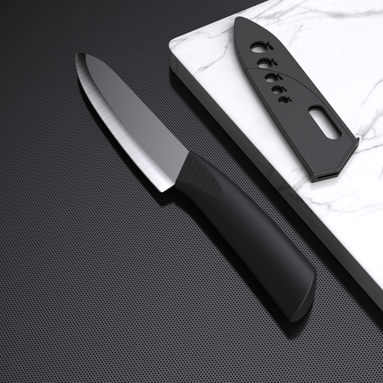 1款陶瓷刀建模渲染出图