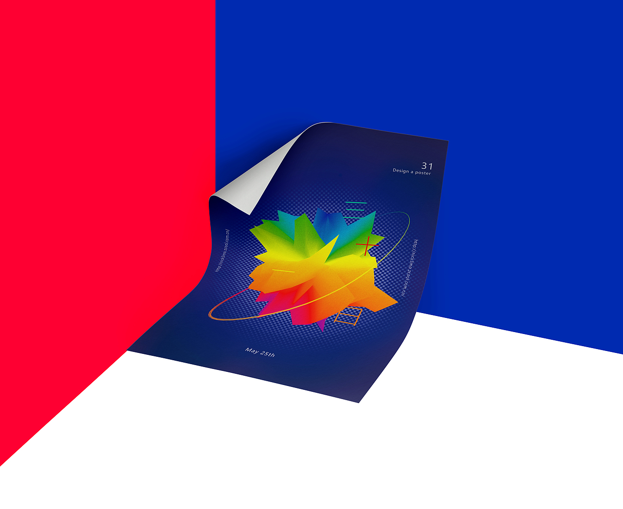 31 days | One day design a poster