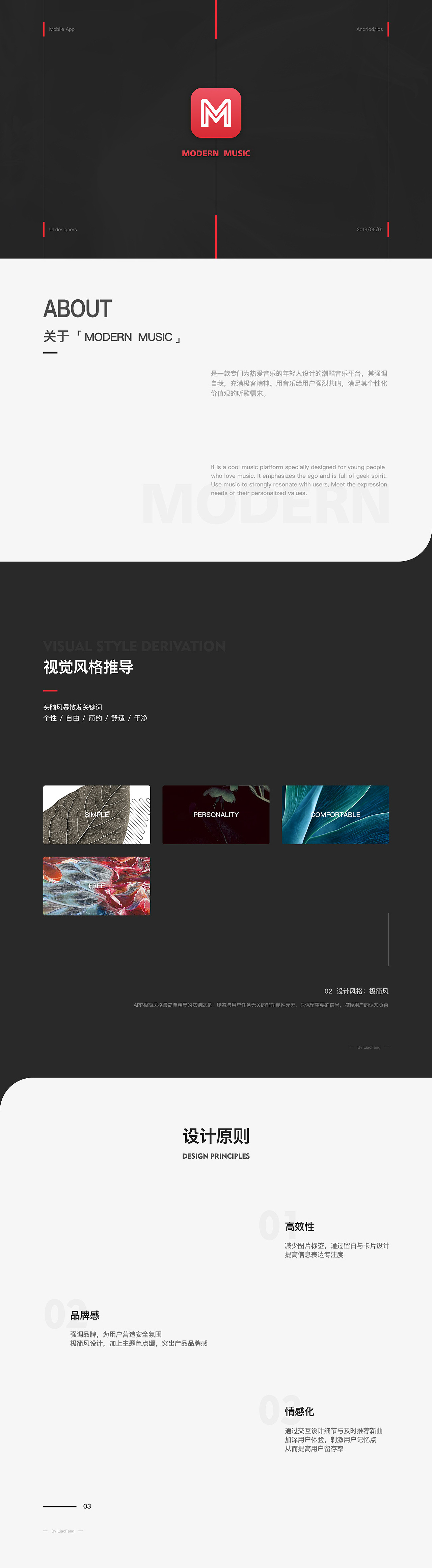 Modern Music音乐APP原创设计