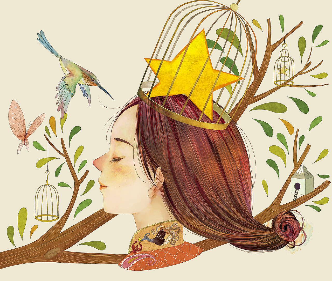 中国电力出版社 《小学生每日一读》封面（图ZNzY5NzQ2NDA=） - 儿童插画 - 站酷设计师月光下的懒猫一溪原创素材 - 站酷ZCOOL