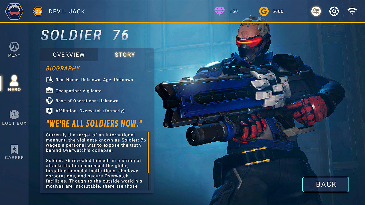 守望先锋手游界面练习