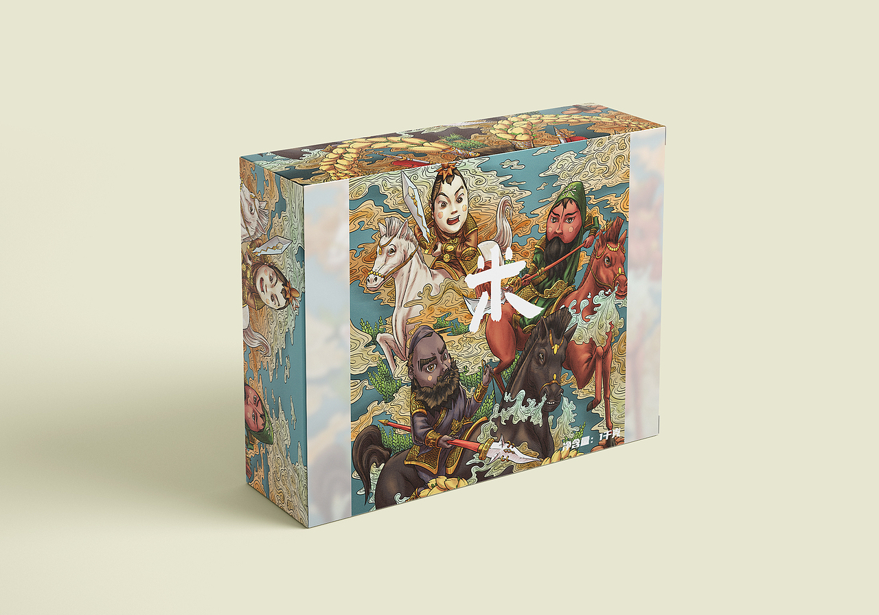 粮食三国三英战吕布（图ZMjQxMjU1OTI0） - 商业插画 - 站酷设计师RENathanasy原创素材 - 站酷ZCOOL