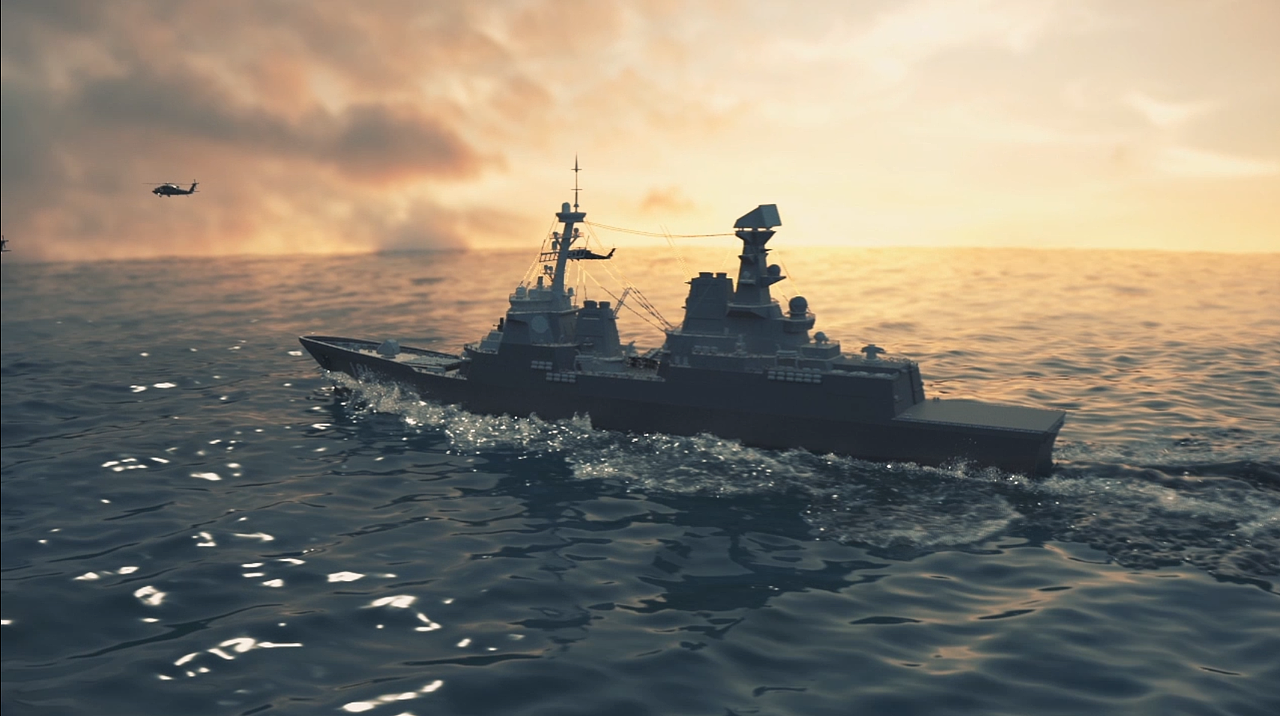 大型流体场景-水的模拟航行-飞船出海maya bifrost（图ZMTI4MTIzOTQ4） - 动画/影视 - 站酷设计师小飞猪3d动画原创素材 - 站酷ZCOOL