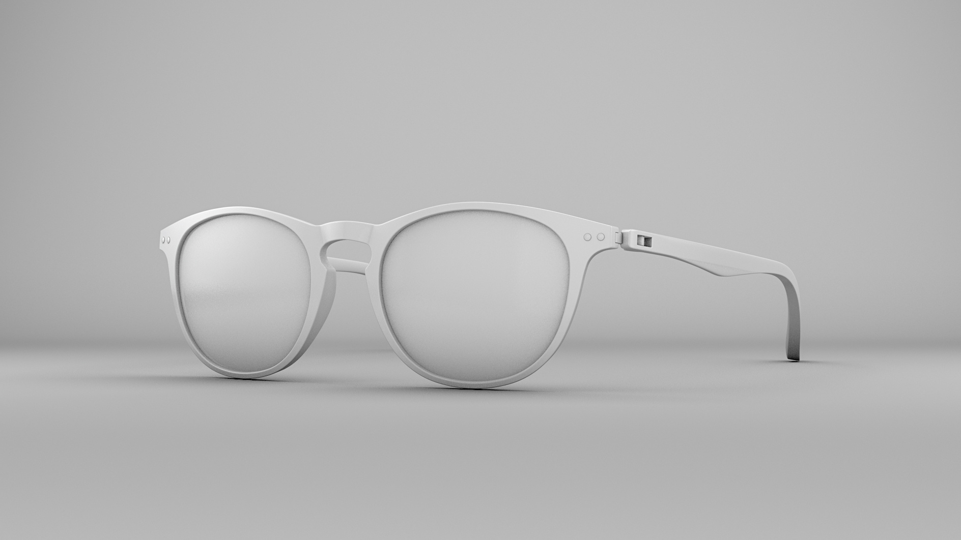 c4d眼镜三维建模渲染