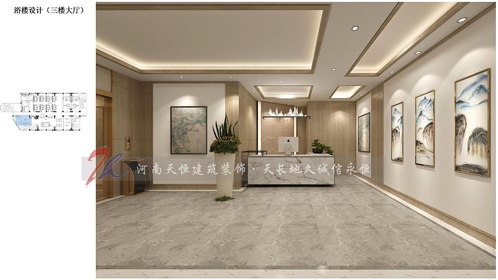 荥阳洗浴中心设计案例-荥阳海龙洗浴中心装修效果图（图ZMjgwNTgwMjMy） - 商业空间设计 - 站酷设计师tianh18738185869原创素材 - 站酷ZCOOL