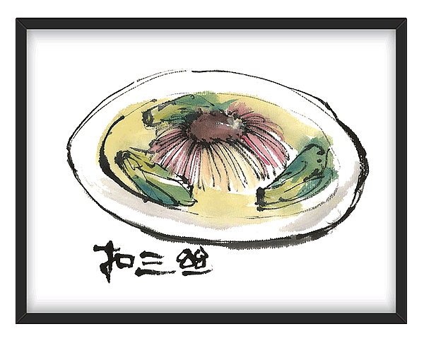 真是美爆了(附《一本上海》手绘本18张国画版上海美食)