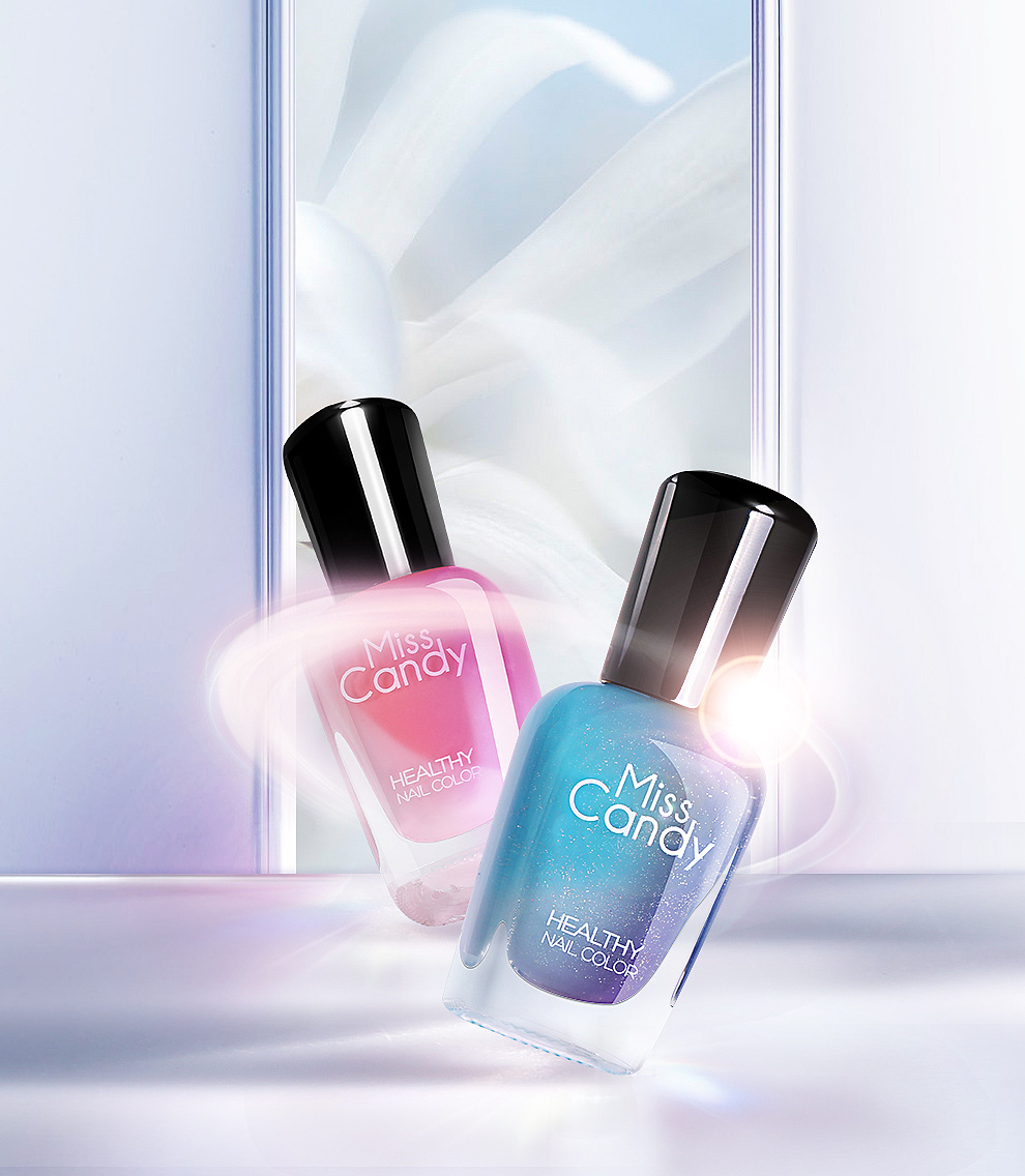 misscandy 指甲油 健康指彩 热卖色版头海报