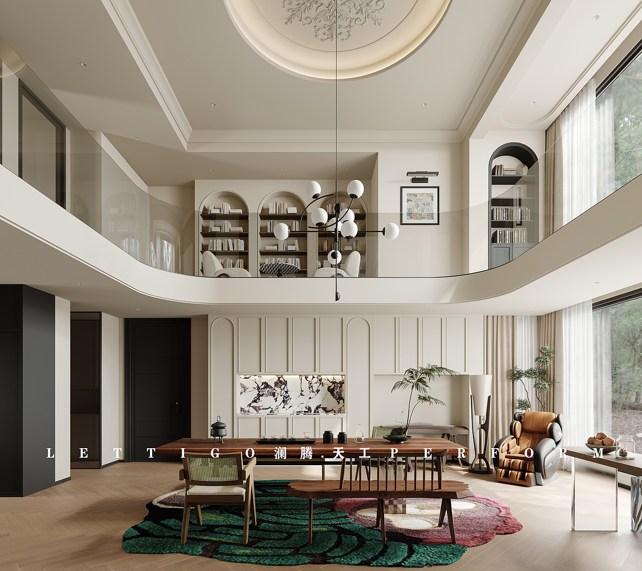 当复古与优雅不期而遇，是美式的腔调与质感（图ZMzcxMzM3MDQw） - 家装设计 - 站酷设计师DesignerZtt186原创素材 - 站酷ZCOOL