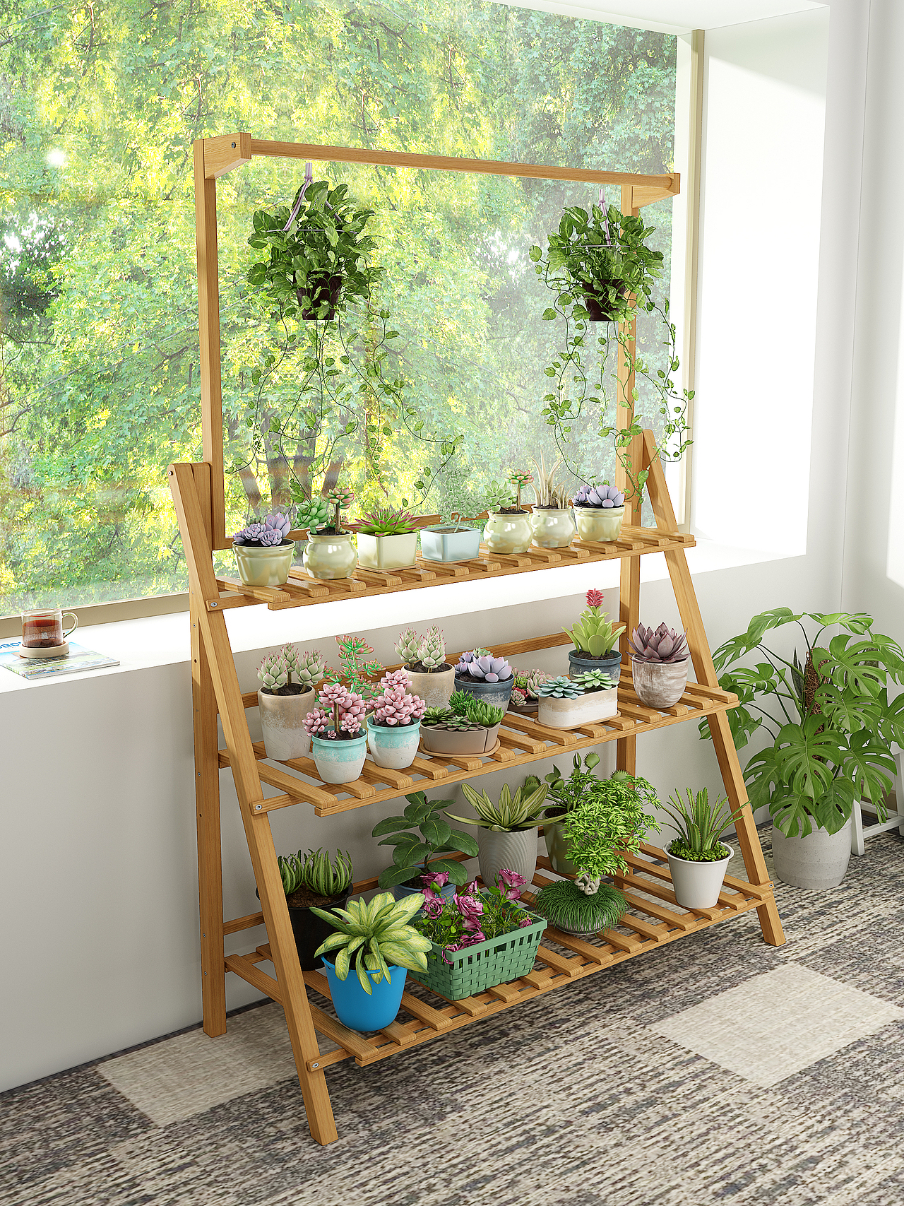 楠竹花架三维建模渲染