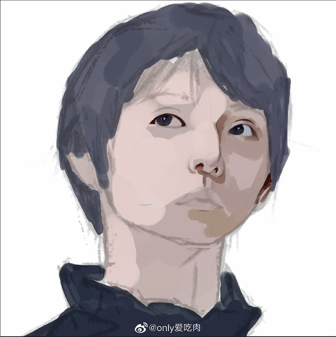 厚涂，羽生结弦（图ZMjkwNTgzNzA0） - 创作习作 - 站酷设计师only爱吃肉原创素材 - 站酷ZCOOL