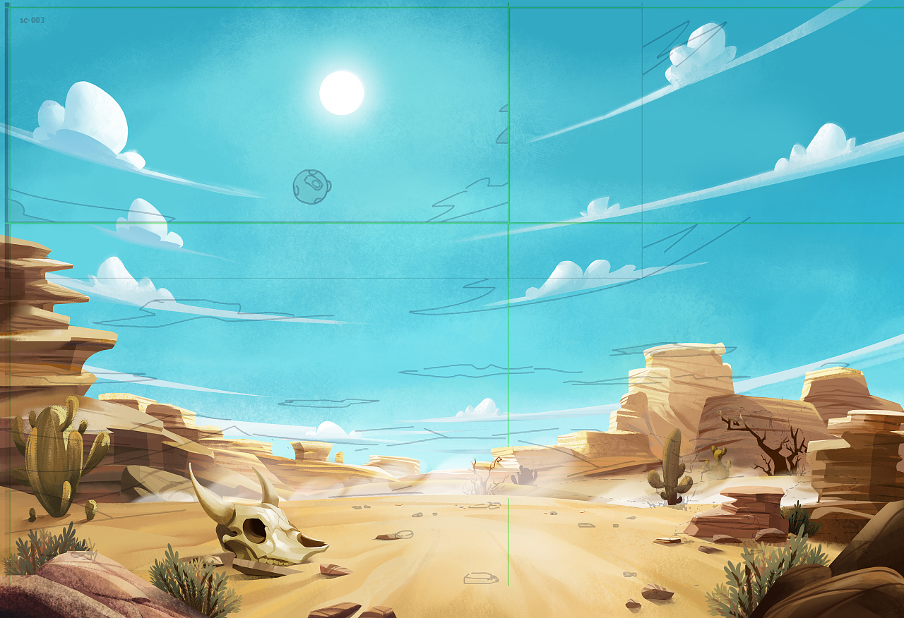 游戏动画场景作品