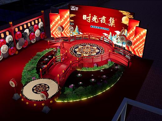 中式古风集市美陈设计