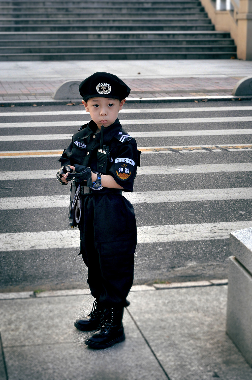 4岁小特警牺牲全过程