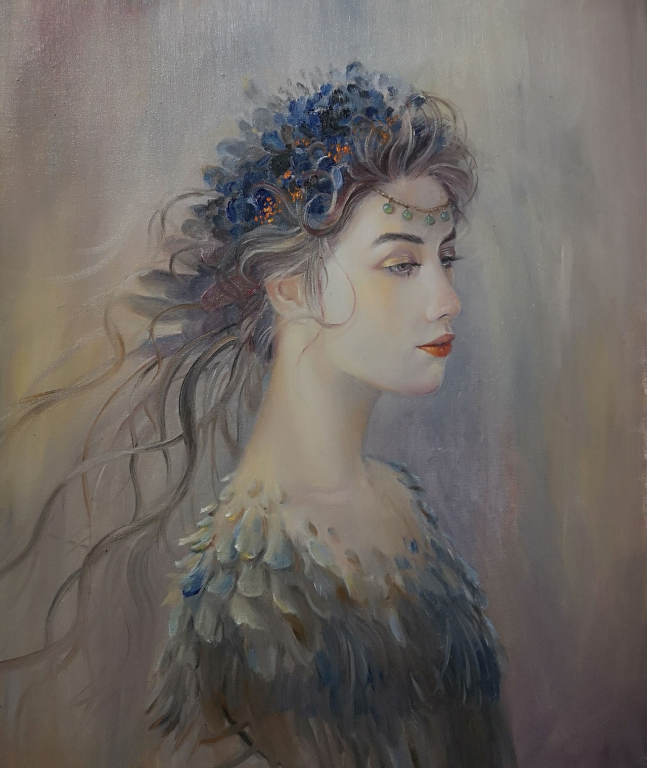 油画作品（图ZMTUyOTAyNjgw） - 艺术插画 - 站酷设计师CG乌龙茶原创素材 - 站酷ZCOOL