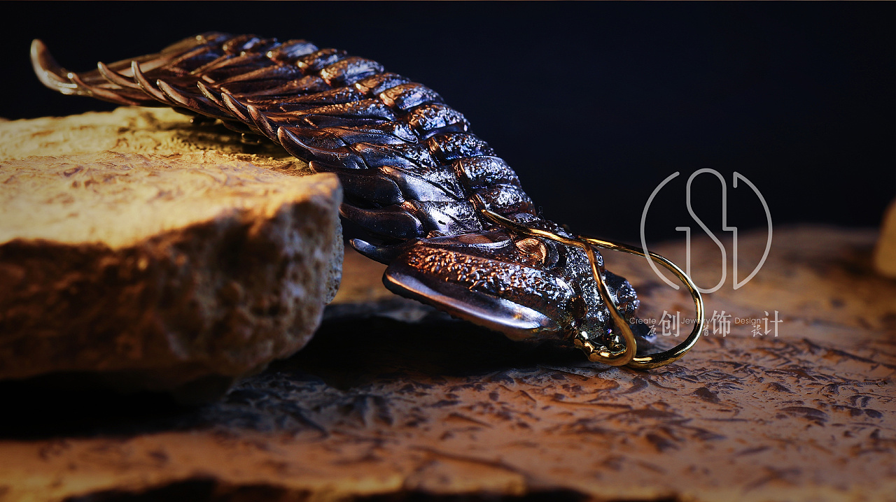 古生物系列璞氏蝙蝠虫