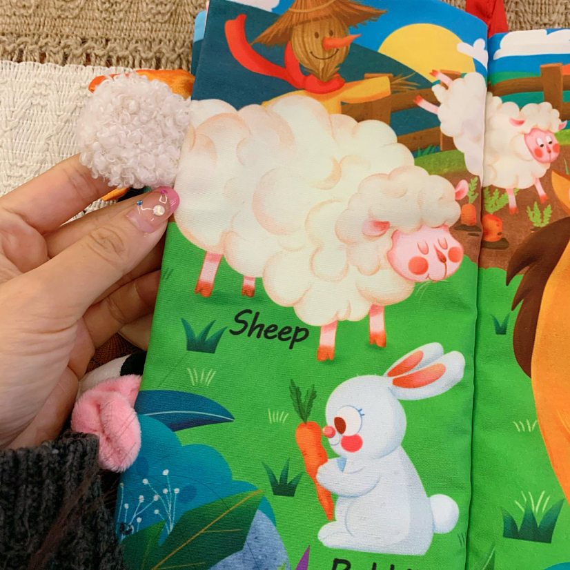 低幼儿教育布料绘本