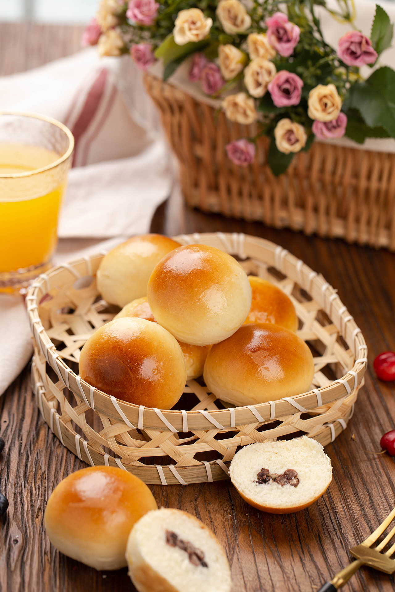 西瓜面包 餐包 营养早餐