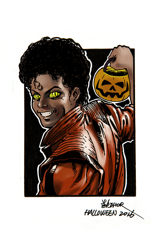 【thorart】michael jacksons halloween.2016.10.31.
