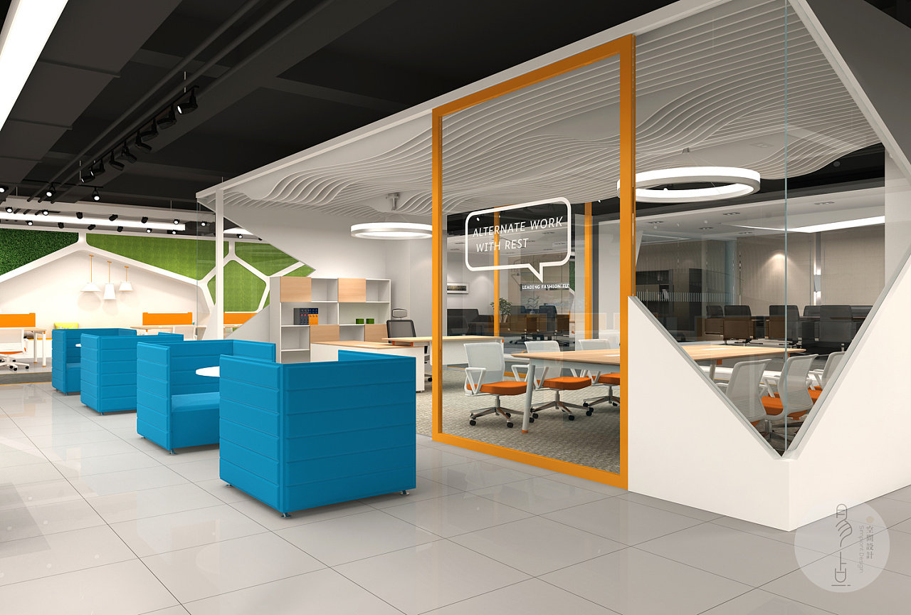 办公家具展示体验空间|空间|展陈设计|山禾谷设计 - 原创作品 - 站酷