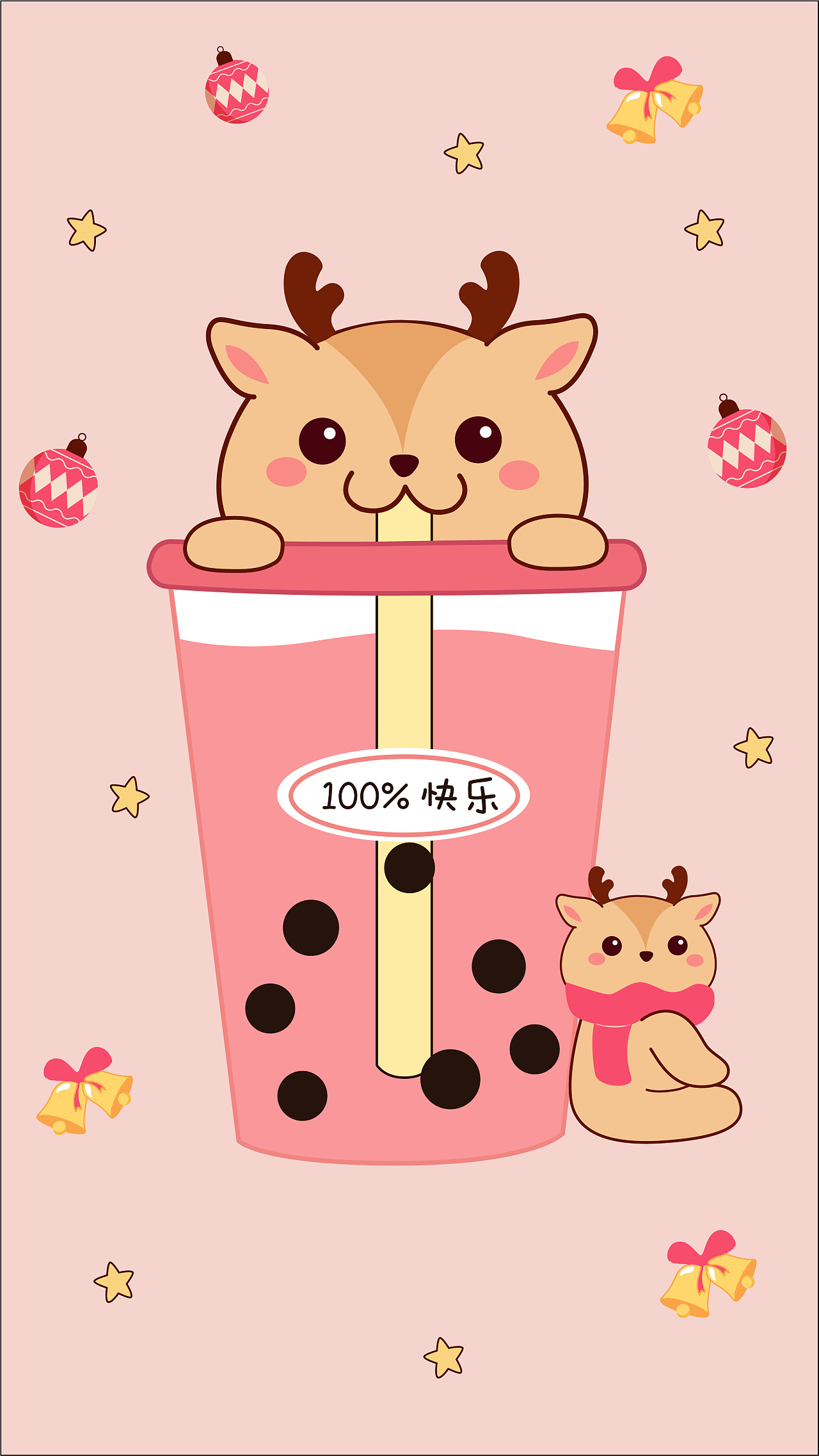 卡通设计之奶茶动物|平面|ip形象|若言创意设计 - 原创作品 - 站酷