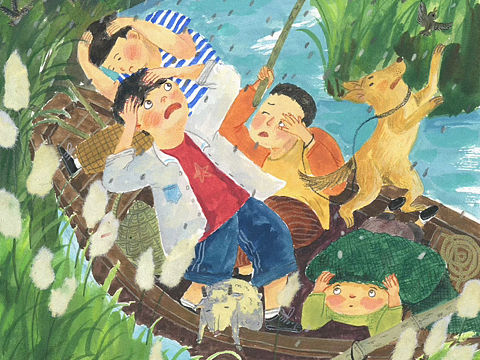 儿童小说插图（手绘