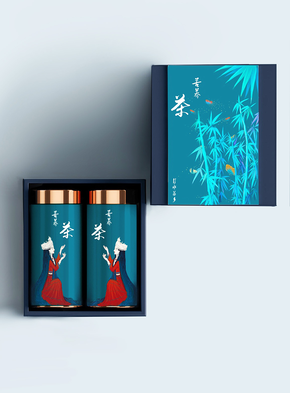 彭水特产苦荞茶包装设计