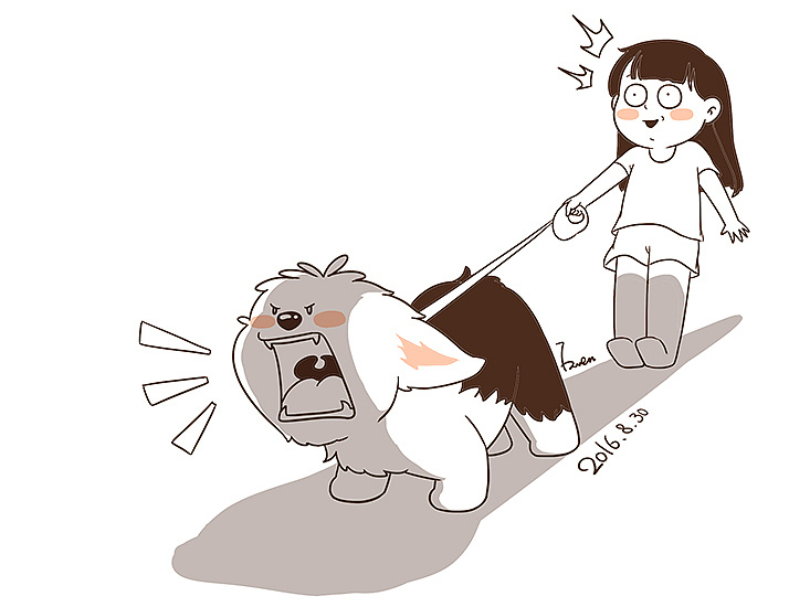 才找不到眼前的小狗,即使没有毛,他也这样,因为古牧眼神天生就不太好