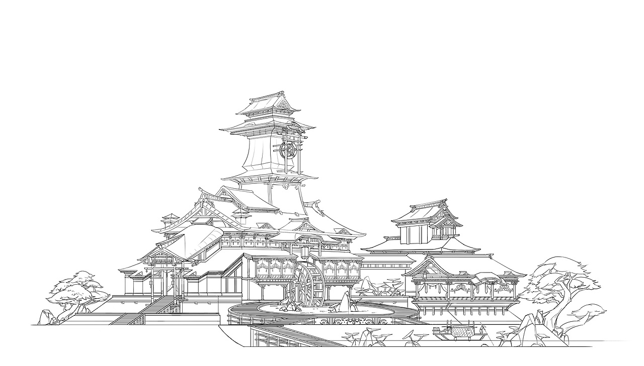 场景6|插画|游戏原画|二七是只柴_原创作品-站酷zcool