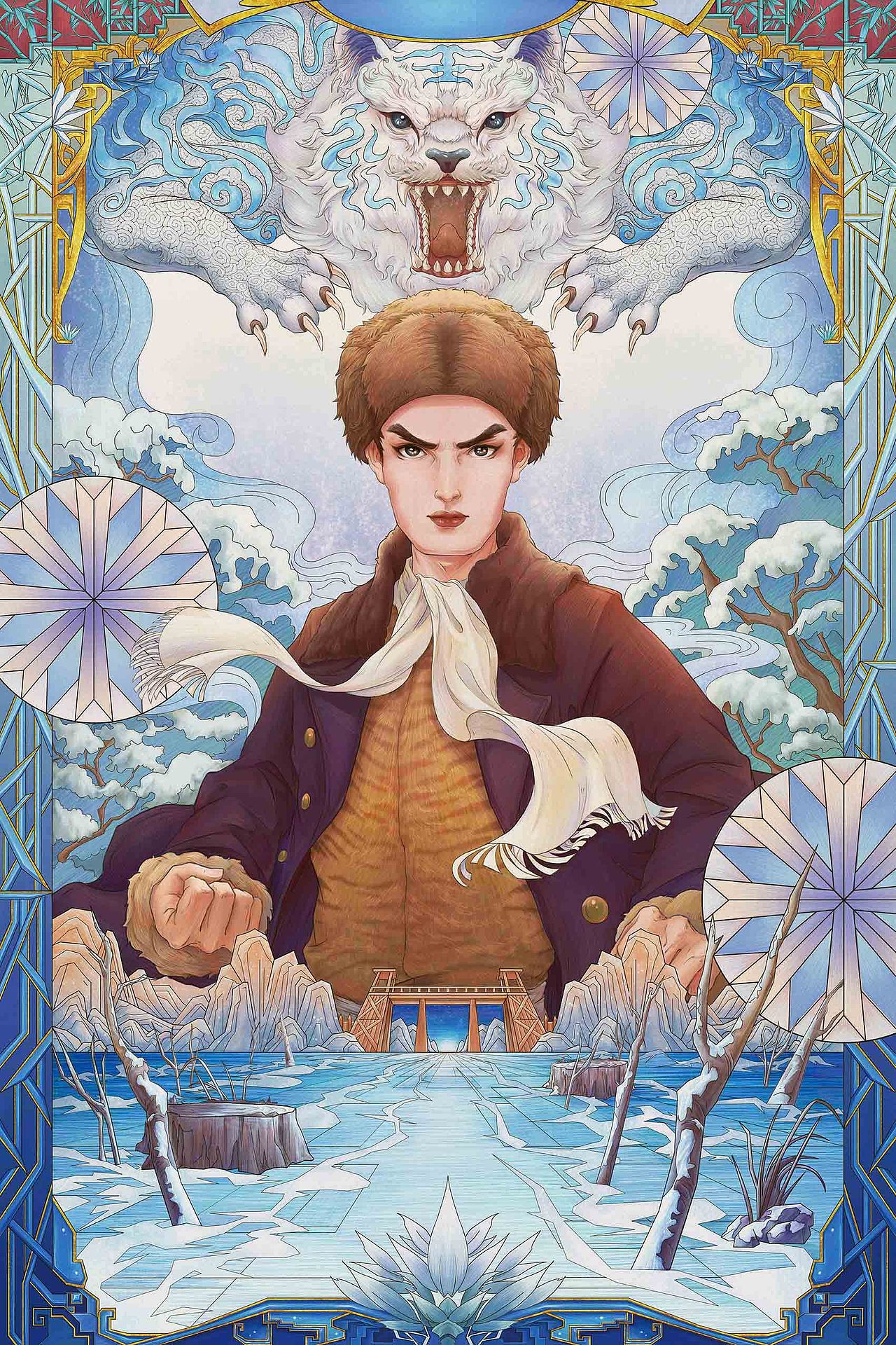 经典戏曲人物形象插画