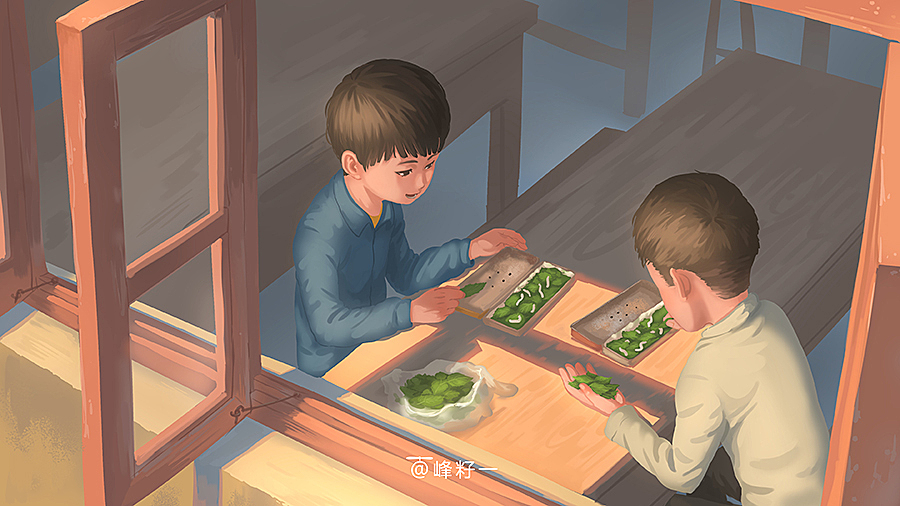《养蚕》